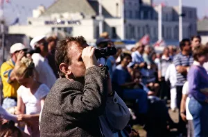 Spectators gathered along the seafront at Seaburn to watch the Sunderland International Spectators gathered along the seafront at Seaburn to watch the Sunderland International