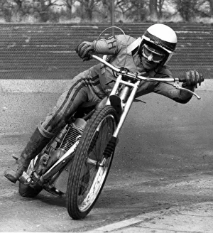 Speedway Star John Harrhy. 18th March 1973 Speedway Star John Harrhy. 18th March 1973