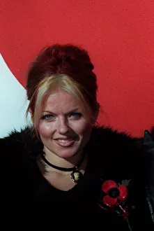 Spice Girl Geri Halliwell October 97 and the four other members of the pop group Spice Girl Geri Halliwell October 97 and the four other members of the pop group