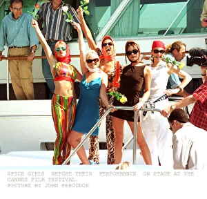 Spice Girls pop group at Cannes Film Festival May 1997 Spice Girls pop group at Cannes Film Festival May 1997