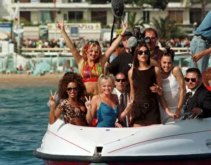 Spice Girls pop group at Cannes Film Festival May 1997 Spice Girls pop group at Cannes Film Festival May 1997