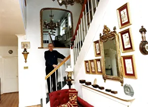 Spike Milligan comedian in his Sussex house A©Mirrorpix 10th April 1991 Spike Milligan comedian in his Sussex house A©Mirrorpix 10th April 1991