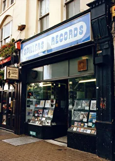 Spillers Record Shop in Cardiff, Wales. Spillers Records Spillers Record Shop in Cardiff, Wales. Spillers Records
