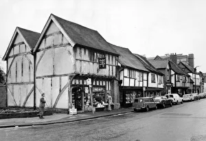 Part of Spon Street showing a number of its old half-timbered buildings Part of Spon Street showing a number of its old half-timbered buildings