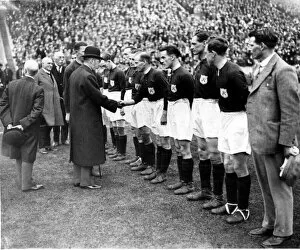 00236 Collection: Sport - Football - FA Cup Final - 1927 - Cardiff City v Arsenal - King George V is