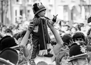 Sport - Football - Swansea City - Crowds welcome Swansea City into the First Division Sport - Football - Swansea City - Crowds welcome Swansea City into the First Division