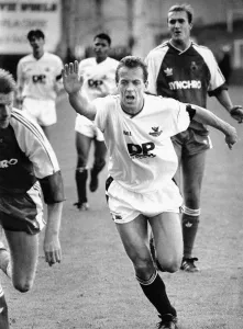 Sport - Football - Swansea City - Swansea legend Alan Curtis in action - c Sport - Football - Swansea City - Swansea legend Alan Curtis in action - c