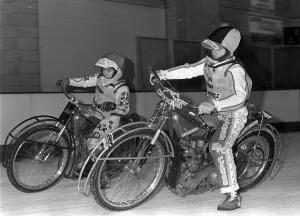 Sport Motorcycles Ice Speedway January 1988 at Telford ice rink Sport Motorcycles Ice Speedway January 1988 at Telford ice rink