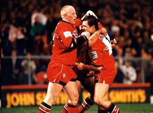 Sport - Rugby League - Wales 28 France 6 - A hat-trick from the flying winger Anthony Sport - Rugby League - Wales 28 France 6 - A hat-trick from the flying winger Anthony