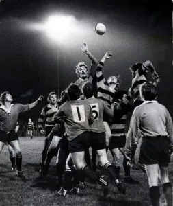 Sport - Rugby - Pontypridd v Cardiff - The tall unmistakable figure of Bob Penberthy Sport - Rugby - Pontypridd v Cardiff - The tall unmistakable figure of Bob Penberthy