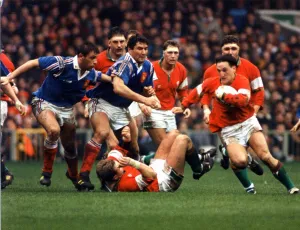 Sport - Rugby - Wales 24 v France 15 - 21st February 1994 - Welsh scrum half Rupert Moon Sport - Rugby - Wales 24 v France 15 - 21st February 1994 - Welsh scrum half Rupert Moon