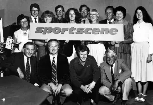 The Sportscene team, Sports Commentators Back Row The Sportscene team, Sports Commentators Back Row