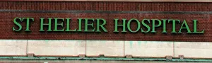 St Helier Hospital at Carshalton in Surrey where emergency patients were removed out of a St Helier Hospital at Carshalton in Surrey where emergency patients were removed out of a