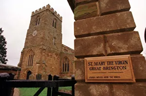 St Mary The Virgin Church Great Brington Village january 1998 St Mary The Virgin Church Great Brington Village january 1998