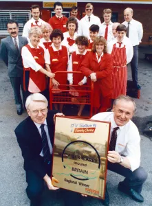 Staff from a cash and carry in Darlington carried off the honours in a charity trolley Staff from a cash and carry in Darlington carried off the honours in a charity trolley