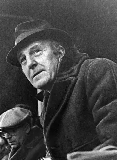 Stan Cullis former manager of Wolverhampton Wanderers at the Baseball ground where he Stan Cullis former manager of Wolverhampton Wanderers at the Baseball ground where he