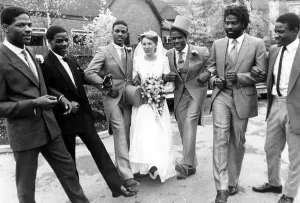 Star boxer Errol Christie had a ringside seat at his brother's wedding today Star boxer Errol Christie had a ringside seat at his brother's wedding today