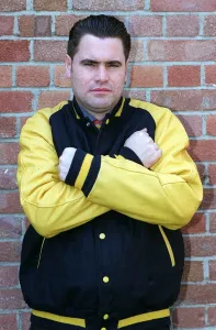 Stars anorak feature Rick Fulton May 1998 Daily Record reporter wearing Stars anorak feature Rick Fulton May 1998 Daily Record reporter wearing