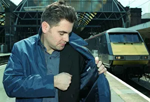 Stars anorak feature Rick Fulton May 1998 Daily Record reporter wearing jacket which Stars anorak feature Rick Fulton May 1998 Daily Record reporter wearing jacket which