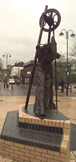 Statue in the High St. Bilston, West Midlands Statue in the High St. Bilston, West Midlands