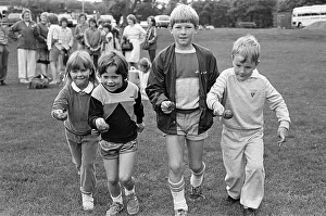 A steady hand and a keen eye is needed in the potato and spoon race at Holme Valley A steady hand and a keen eye is needed in the potato and spoon race at Holme Valley