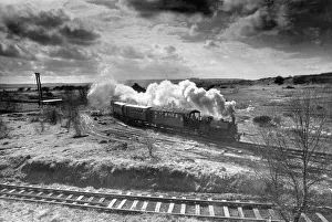A steam train making its way through the countryside on Tanfield Railway on 3rd April A steam train making its way through the countryside on Tanfield Railway on 3rd April