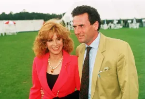 Stefanie Powers actress with Patrick de la Chanais at a polo match Stefanie Powers actress with Patrick de la Chanais at a polo match