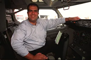 Stelios Haji Ioannou easyJet airline owner August 1997 Mirror Promotions easyJet Stelios Haji Ioannou easyJet airline owner August 1997 Mirror Promotions easyJet