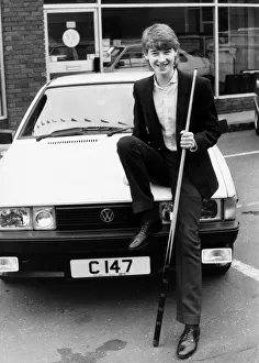 Stephen Hendry poses with his Volkswagen Scirocco GT, the 120mph car was bought in a Stephen Hendry poses with his Volkswagen Scirocco GT, the 120mph car was bought in a