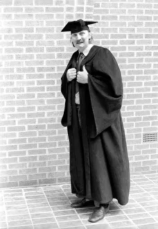 Stephen Lewis seen here in the costume of a head master. July 1975 Stephen Lewis seen here in the costume of a head master. July 1975