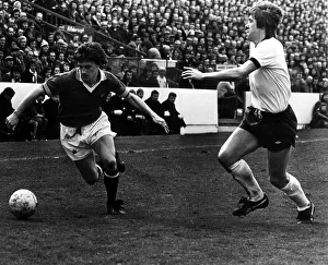 Steve Coppell Football Player April 1976 Manchester United V Derby County FA Cup Steve Coppell Football Player April 1976 Manchester United V Derby County FA Cup
