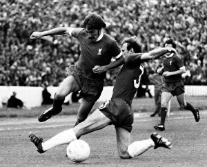 Steve Heighway Football Player Liverpool Aug 1974 evades a sliding tackle during Steve Heighway Football Player Liverpool Aug 1974 evades a sliding tackle during