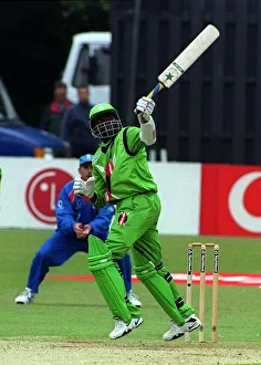 Steve Tikolo Kenya May 1999 plays a flamboyant shot on his way to top score of 71 Steve Tikolo Kenya May 1999 plays a flamboyant shot on his way to top score of 71