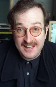 Steve Wright Disc Jockey DJ in recording studio 1994 Steve Wright Disc Jockey DJ in recording studio 1994