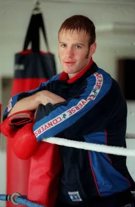 Steven Maguire boxer June 1997 In club in Glenrothes Steven Maguire boxer June 1997 In club in Glenrothes