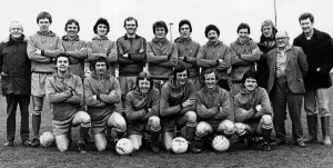 Stockton Buffs Football Team, 11th March 1980. The Buffs put up a good performance to Stockton Buffs Football Team, 11th March 1980. The Buffs put up a good performance to