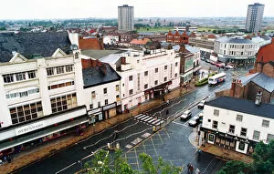 Images Dated 4th July 1992: Stockton High Street, leading to Norton Road. 4th July 1992