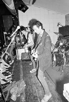 The Stranglers seen here on stage at their Manchester Concert June 1977 The Stranglers seen here on stage at their Manchester Concert June 1977