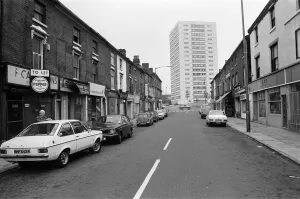 Street Scene, Ladywood, Birmingham, 15th August 1977 Street Scene, Ladywood, Birmingham, 15th August 1977