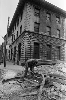 Street scene in New York. 13th February 1981 Street scene in New York. 13th February 1981