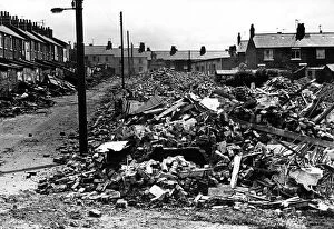 Images Dated 8th June 1978: Some streets being demolished in Carlin How in a clearance area earmarked by Langbaurgh