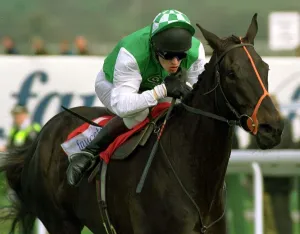 Strong Promise on the way to victory at Cheltenham 15th April 1997 Strong Promise on the way to victory at Cheltenham 15th April 1997
