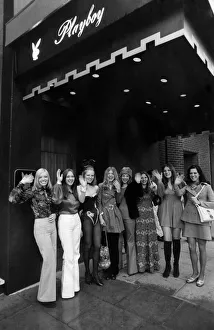 Successful applicants from 70 who have been chosen to become bunnies at the Playboy Clubs Successful applicants from 70 who have been chosen to become bunnies at the Playboy Clubs