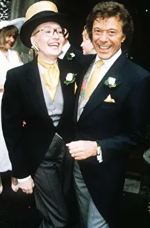 Sue Pollard Actress at a wedding with Lionel Blair dancer entertainer Sue Pollard Actress at a wedding with Lionel Blair dancer entertainer