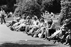 Summer Pics, Forbury Gardens, Public Park, Reading, Berkshire, June 1985 Summer Pics, Forbury Gardens, Public Park, Reading, Berkshire, June 1985
