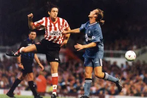 Sunderland 1 -2 Newcastle Premiership match held at Roker Park. 4th September 1996 Sunderland 1 -2 Newcastle Premiership match held at Roker Park. 4th September 1996