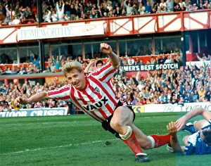 Sunderland Associated Football Club - Footballer Marco Gabbiadini 17 September 1990 Sunderland Associated Football Club - Footballer Marco Gabbiadini 17 September 1990
