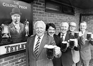 Sunderland Associated Football Club - Raising a glass are, left to right, Raich Carter Sunderland Associated Football Club - Raising a glass are, left to right, Raich Carter