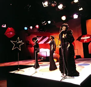 The Supremes - Pop Group seen here in rehearsals at the Coventry studios of Top of The Supremes - Pop Group seen here in rehearsals at the Coventry studios of Top of