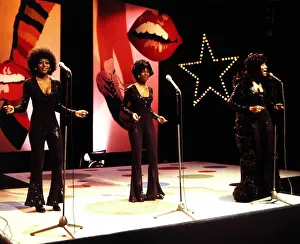 The Supremes - Pop Group seen here in rehearsals at the White City studios of Top The Supremes - Pop Group seen here in rehearsals at the White City studios of Top